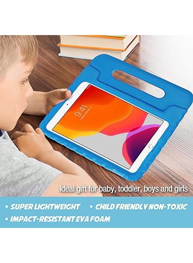 Procases Kids Case For Ipad 10.2 Inch 9Th 2021 8Th 2020 7Th 2019 Ipad Air 10.5" 2019 Ipad Pro 10.5 Shockproof Convertible Handle Stand Cover Light Weight Kids Friendly Case For Ipad 9 8 7 Blue - Image 4