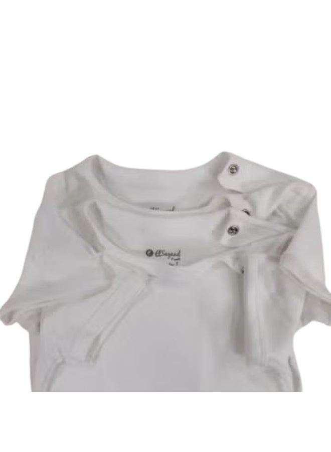 الصياد علبة من 2 - بذلة داخلية بيضاء بأكمام قصيرة - Image 3