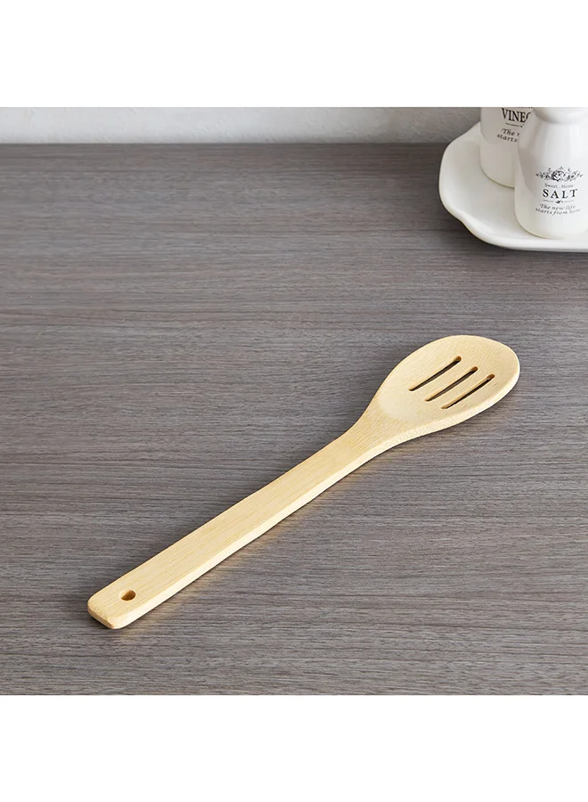Home Box Bamboo Wood Pointed Spoon 30x0.8x6 cm