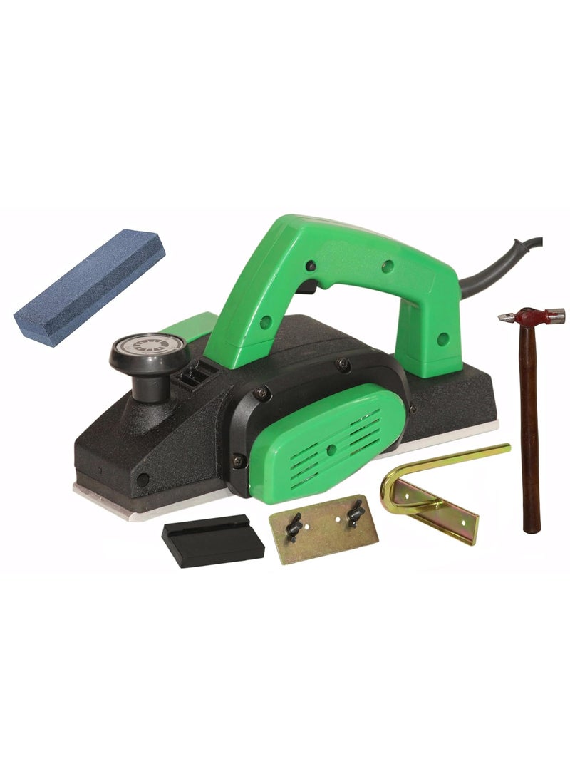 Digital Craft Digital Craft Wood Planer 1400W Machine of Carpentry HighPower MultiFunction Electric Planer Professional Woodworking Machine Electric Planer Machine 82MMSharpening StoneHammer 200 gm 