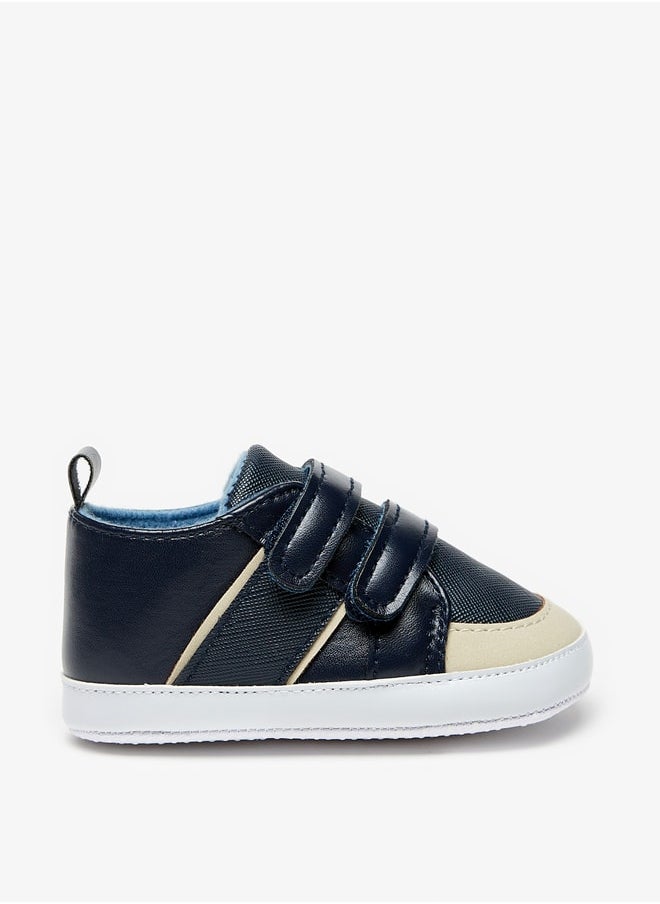 LBL by Shoexpress - Boy's Textured Booties With Hook And Loop Closure - Image 1