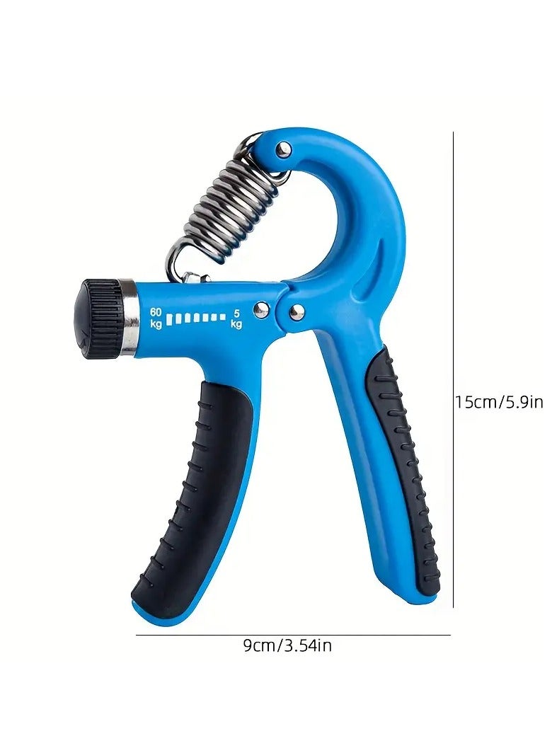 Goolsky 1pc 5-60KG Adjustable Strength Training Equipment For Men And Women, Finger Grip Exerciser, Wrist Strength Trainer, Portable Hand Gripper - Image 4