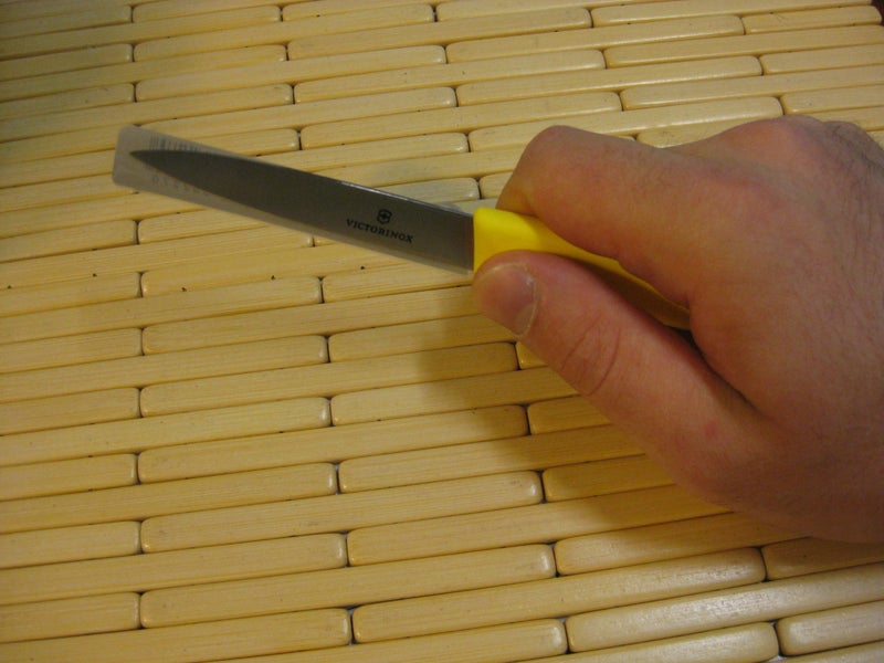 Victorinox 3.25 Inch Swiss Classic Paring Knife with Straight Edge, Spear Point, Yellow - Image 4