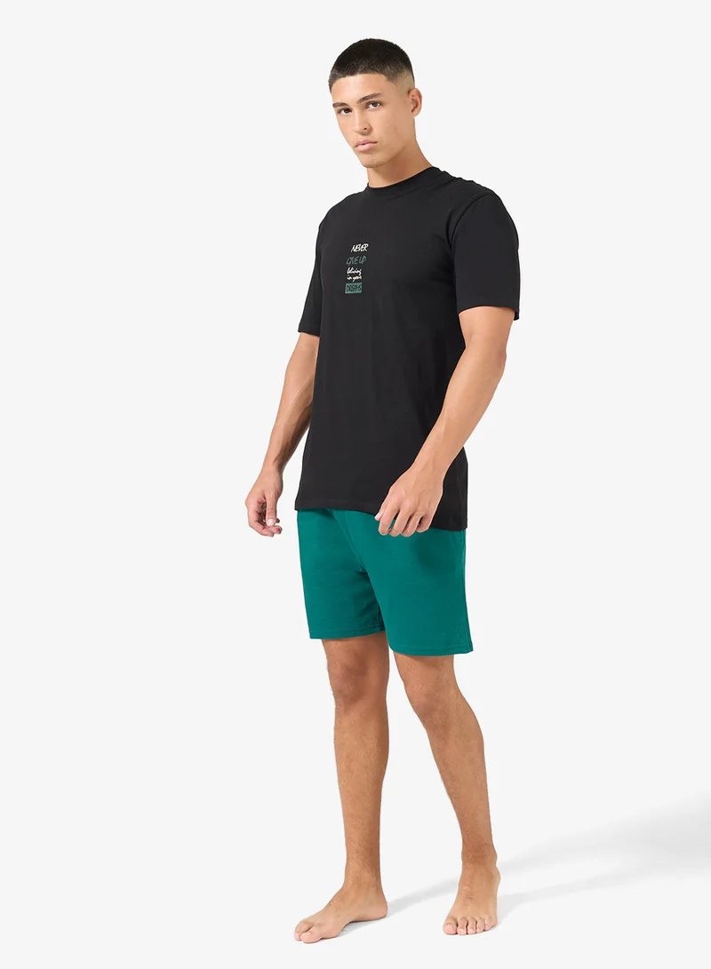 Nightwear T-Shirt & Shorts Set