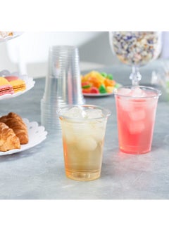 Comfy Package Comfy Package [16 oz. - 100 Pack Crystal PET Clear Plastic Cups for Party - Ideal for Cold Beverages, Smoothies, and Parties  - Image 5