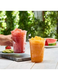 Comfy Package Comfy Package [16 oz. - 100 Pack Crystal PET Clear Plastic Cups for Party - Ideal for Cold Beverages, Smoothies, and Parties  - Image 3