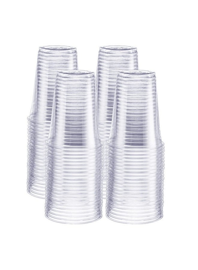 Comfy Package [16 oz. - 100 Pack Crystal PET Clear Plastic Cups for Party - Ideal for Cold Beverages, Smoothies, and Parties - Image 1