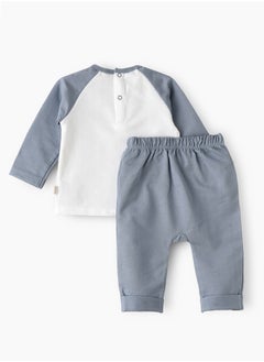 Elegant Kids Long Sleeve T-Shirt and Pyjama Set of Cotton for Boys, Soft and Comfortable Cotton Pajama Set for Kids, Perfect for Everyday Wear  - Image 2