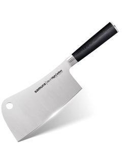 Samura Samura MO-V Cleaver | 7 Inch Blade | G-10 Handle with Stainless Steel Bolster | Single-Layer Molybdenum-Vanadium Steel | Precision Cutting | Corrosion Resistant  - Image 1