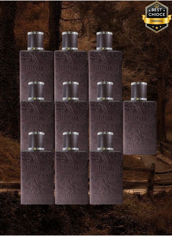 BROWN ORCHID 10 Pieces Brown Orchid Perfume 80ml EDP  - Image 1