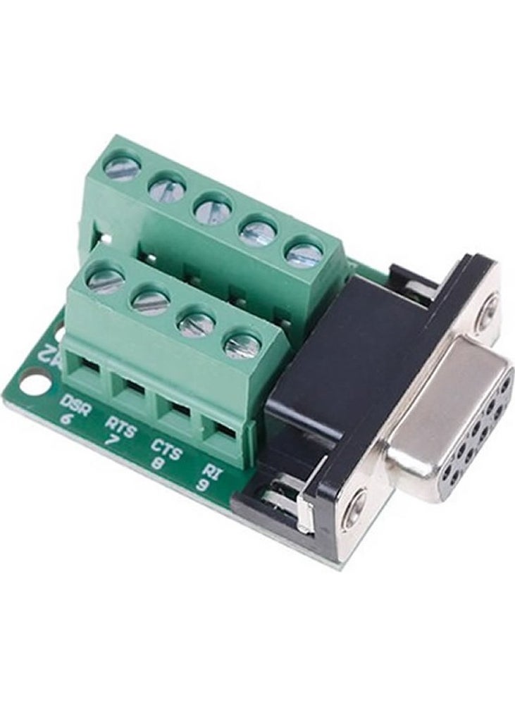 Db9 To Dip Adapter Female 9 Pin RS232 Com Port Terminal Converter