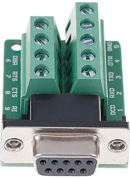 Db9 To Dip Adapter Female 9 Pin RS232 Com Port Terminal Converter