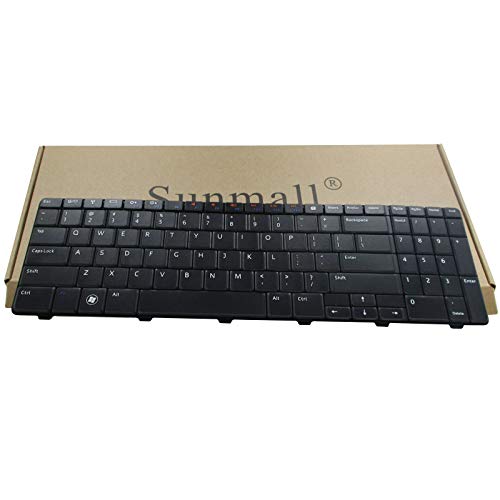 SUNMALL New Laptop Keyboard Compatible with Dell Inspiron 15R 5010 M5010 M501R N5010 09GT99 NSK-DRASW 96DJT 096DJT NSK-DRASW Series Black US Layout - Image 1