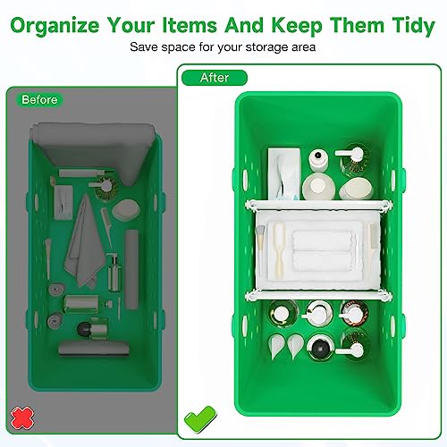 DGLOZE 2PCS Divider Tray for Bogg Bag X Large - Divide Space and Organizer Bags - Beach Bag Accessories (White) - Image 5