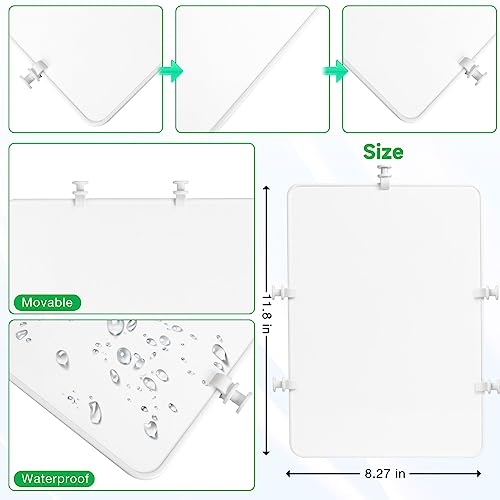 DGLOZE 2PCS Divider Tray for Bogg Bag X Large - Divide Space and Organizer Bags - Beach Bag Accessories (White) - Image 2