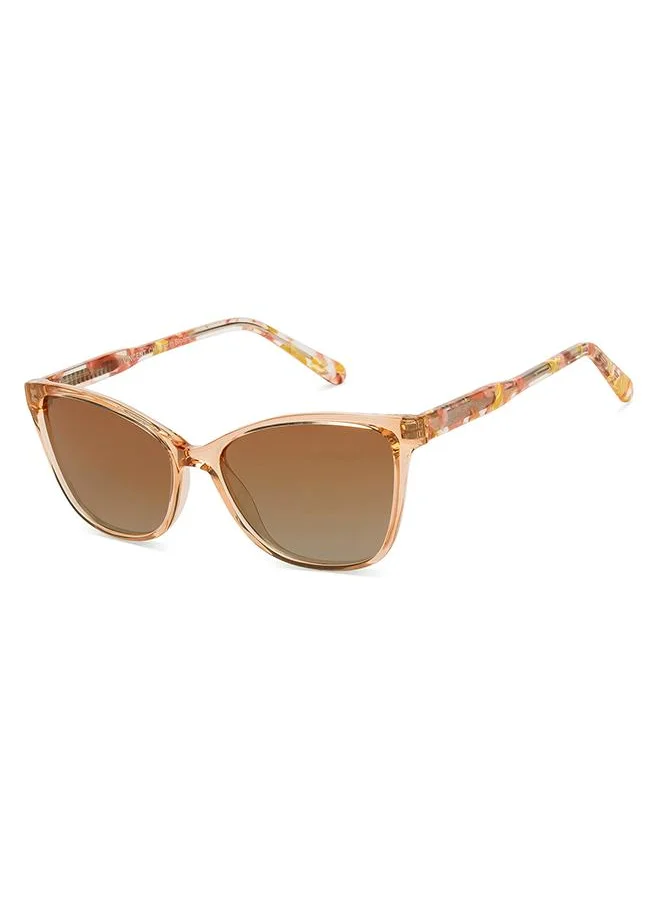 VINCENT CHASE Women's Full Rim Cat Eye In Bloom Branded Latest And Stylish Sunglasses Polarized And 100% UV Protected Women Medium VC S16660