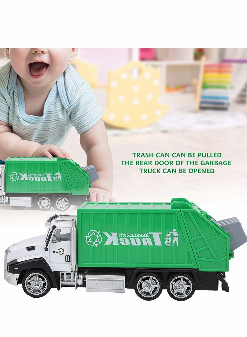 KASTWAVE Garbage Truck Toy, 1/42 Collection Rubbish Lorry Truck Toy for Boys Gift - Image 4