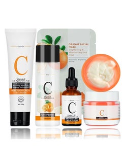 MOOYAM Vitamin C Complete Facial Care Kit 5-in-1 Skincare Gift Set Anti-Aging  Boosting Collagen And Hydrating for Women  - Image 1