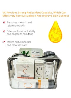 MOOYAM Vitamin C Complete Facial Care Kit 5-in-1 Skincare Gift Set Anti-Aging  Boosting Collagen And Hydrating for Women  - Image 2
