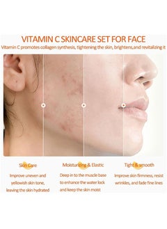 MOOYAM Vitamin C Complete Facial Care Kit 5-in-1 Skincare Gift Set Anti-Aging  Boosting Collagen And Hydrating for Women  - Image 3