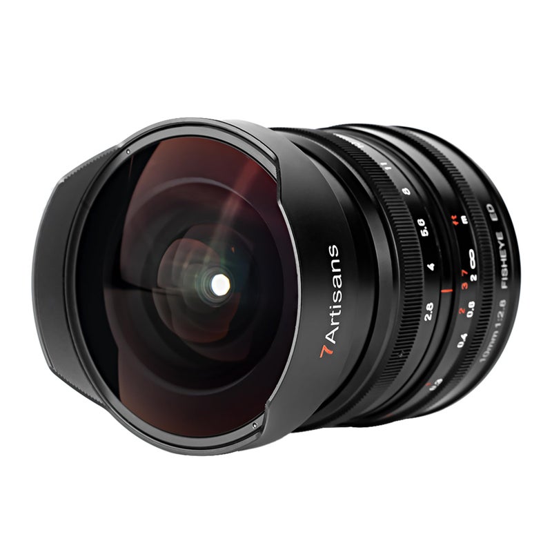 7artisans 10mm F2.8 Full Frame Ultra Wide Angle Fisheye Lens 178°Manual Focus for Sony E-Mount Mirrorless Cameras A7/A7R/A7S/A7II/A7RII/A7SII/A9/A7RIII/A7III/A7RIV/A9II/A7SIII/A7C/A1 - Image 1