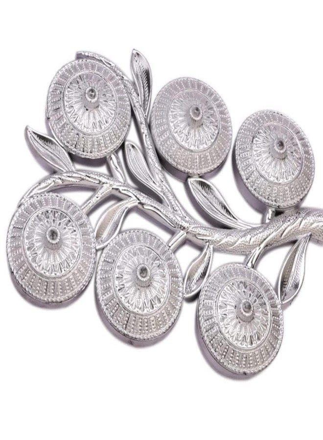 Drumstone (𝐒𝐩𝐞𝐜𝐢𝐚𝐥 𝟏𝟓 𝐘𝐞𝐚𝐫𝐬 𝐖𝐚𝐫𝐫𝐚𝐧𝐭𝐲) Multipurpose 6 Storage Tree Shape Decorative Mukhwas Dani/Serving Tray Platter for Dry Fruits, Snacks, Mouth Fresheners & Party Serving - Image 4