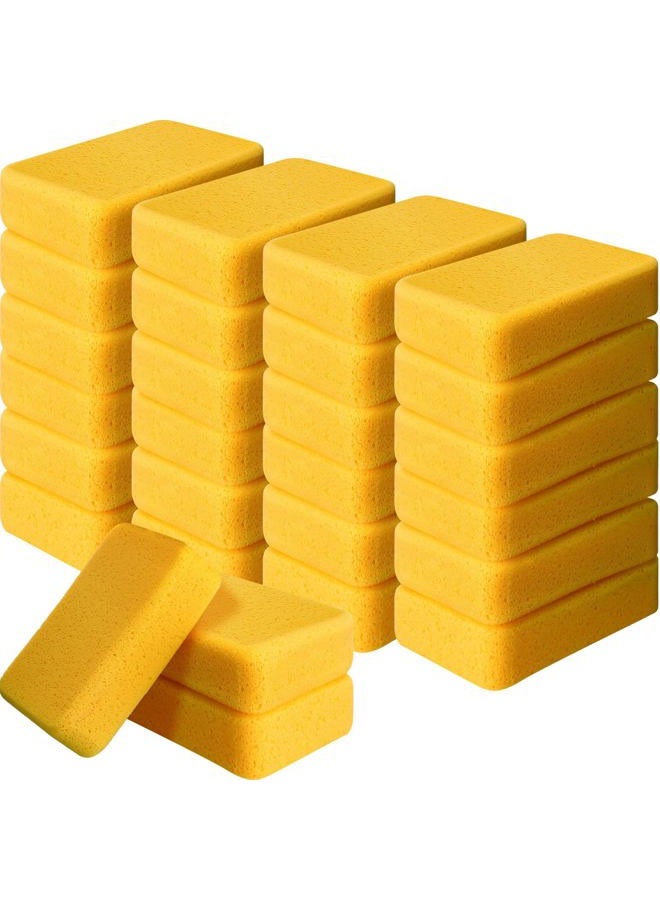 Tioncy 24 Pcs Large Sponges Bulk 7.5 x 5.5 x 1.9 Inch Grouting Car Wash Foam Cleaning and Washing Sponge Commercial Foam Large All Purpose for Cleaning Dishes Car Tile Bike - Image 1