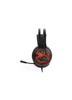 Bloody Gaming Headset with Single Orange Lightning - Black  - Image 1