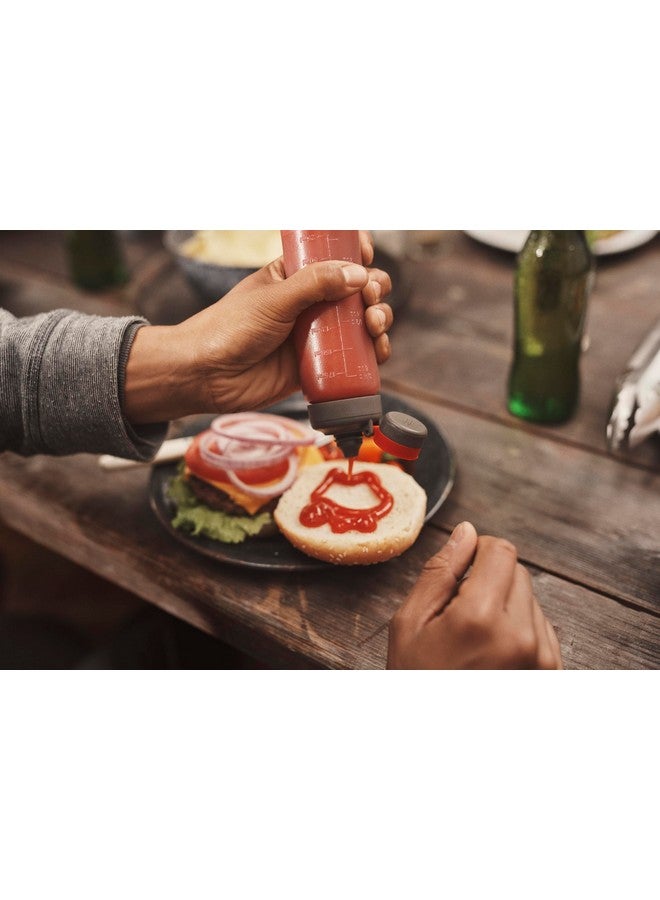 أوكسو مجموعة زجاجات الضغط المقاومة للتسرب من أوكسو للاستخدام الخارجي، ٣ زجاجات، ٦ أونصة - Image 1