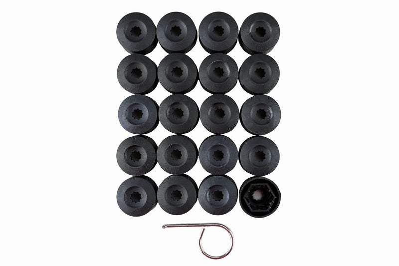 VOTEX - 20-Pack Wheel Lug Nut Bolt Cover Caps Set for Audi VW Volkswagen with Free Dismantle Tool 1K0 601 173 (Without Locking Caps) - Image 5