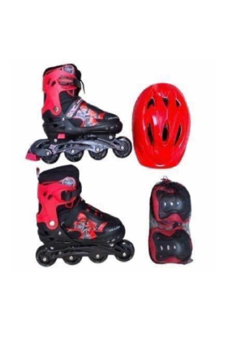 Adjustable Inline Skates, Medium Size (34–38)