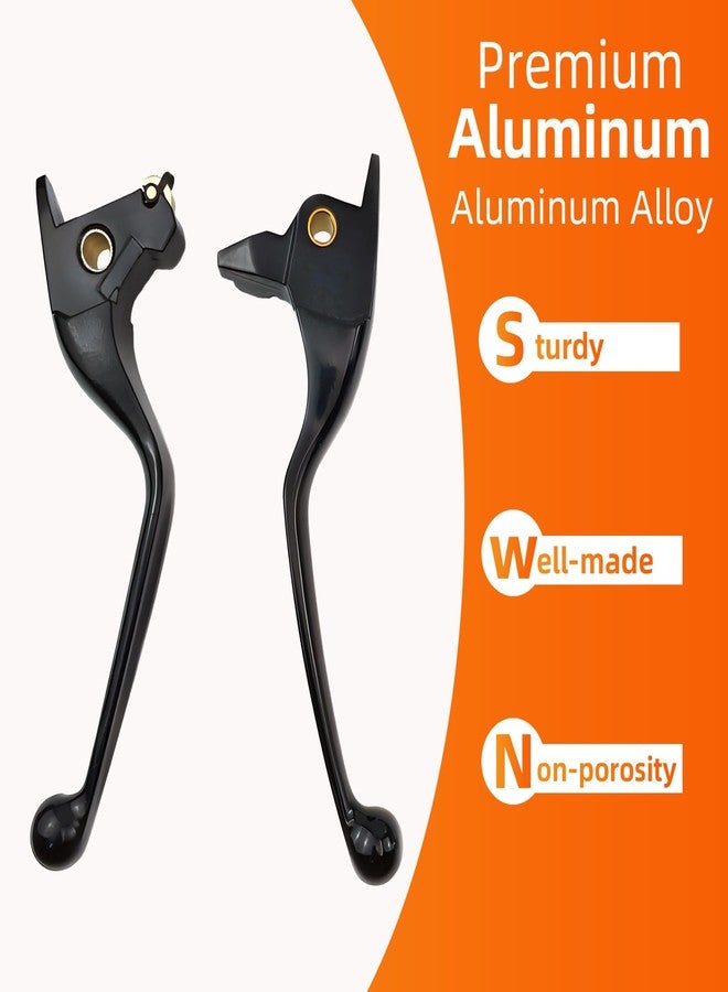S SYUU Black Brake Clutch Hand Lever Sets Pairs Aftermarket Part for Harley Davidson Touring Street Glide FLHX FLX FLT FLHT Road Glide FLTRX 2014-2016 - Image 3
