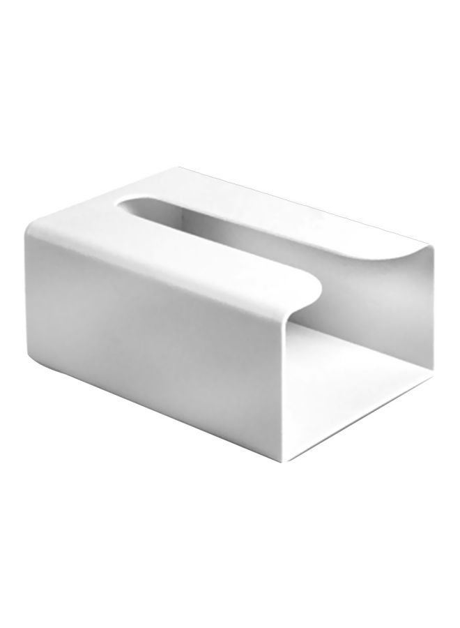 NIBEMINENT Wall Mounted Tissue Holder White 19.5x13.5x8.5centimeter - Image 1