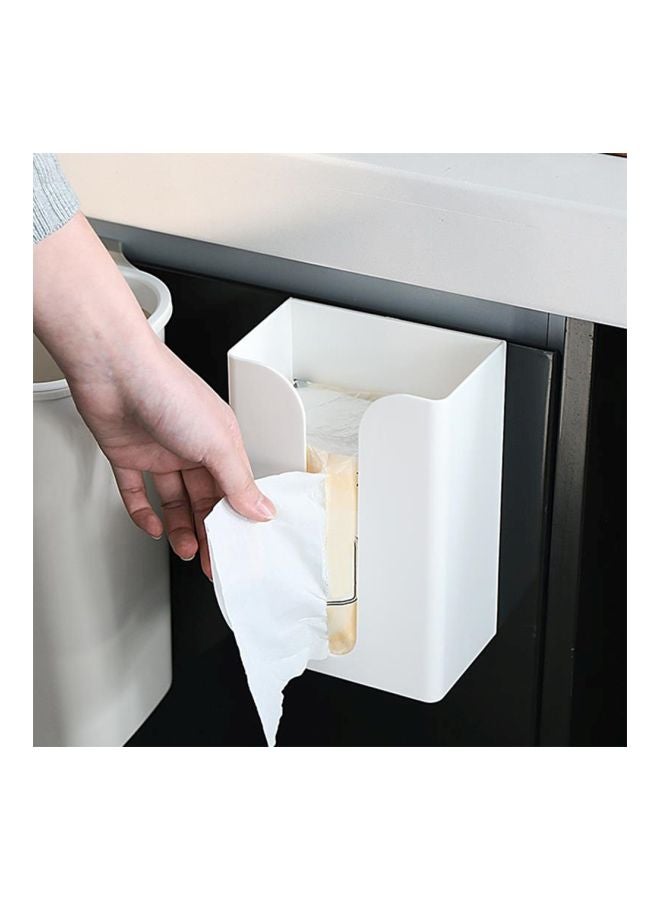 NIBEMINENT Wall Mounted Tissue Holder White 19.5x13.5x8.5centimeter - Image 2