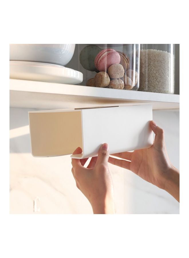 NIBEMINENT Wall Mounted Tissue Holder White 19.5x13.5x8.5centimeter - Image 5