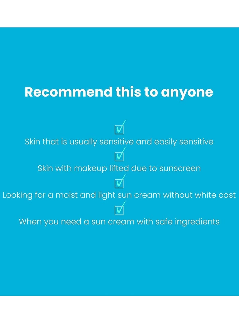 Tocobo Bio Watery Sun Cream SPF50+ PA++++ - 50ml, Blue - Image 5