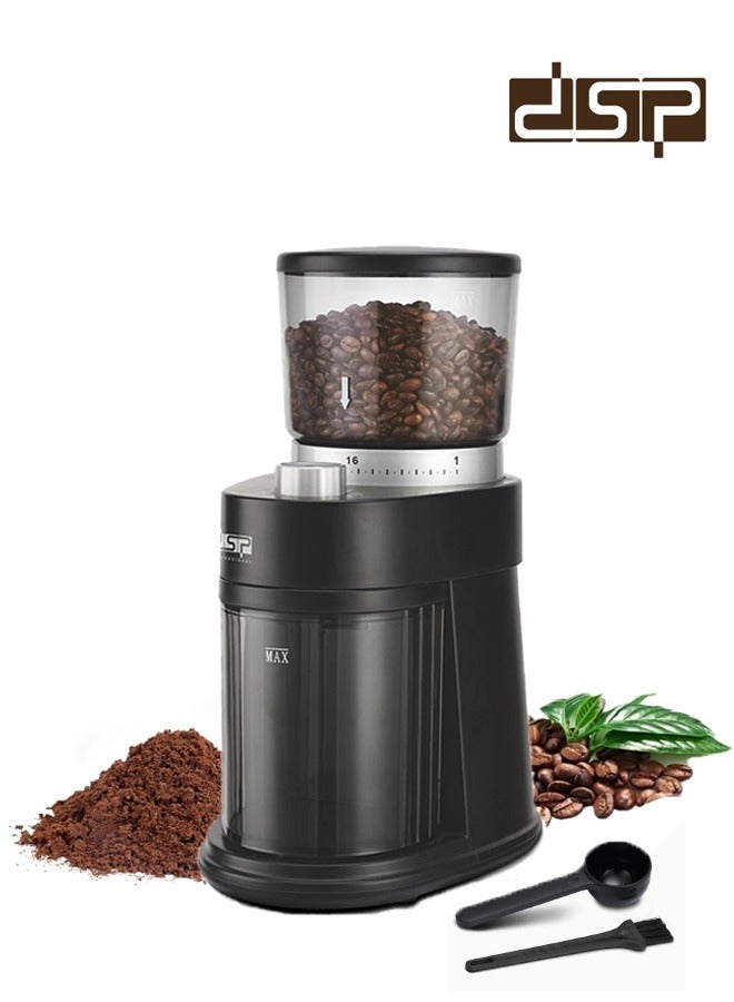 DSP Burr Coffee Grinder, Electric Conical Coffee Bean Grinder With 31 Adjustable Grind Settings For 2-12 Cups,KA3083 Sliver & Black - Image 1