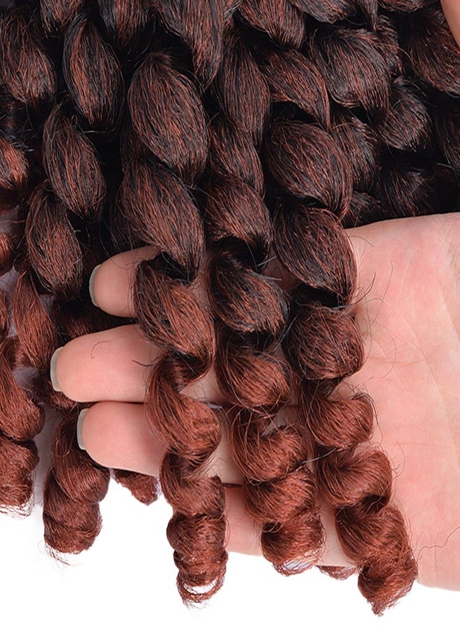 Luoyudu Wand Curl Crochet Braids Hair 8 Inch Jamaican Bounce Crochet Hair 80g/pcs Wand Curl Colored Crochet Braids T350 Ringlet Twist Hair Extension Crochet Hair (5pcs,T350) - Image 5