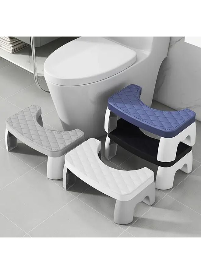 Pure White Adult Squat Toilet Stool Waterproof Foot Stool For Christmas Halloween Gift - Image 2