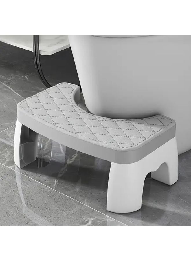 Pure White Adult Squat Toilet Stool Waterproof Foot Stool For Christmas Halloween Gift - Image 5