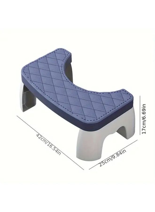 Pure White Adult Squat Toilet Stool Waterproof Foot Stool For Christmas Halloween Gift - Image 4