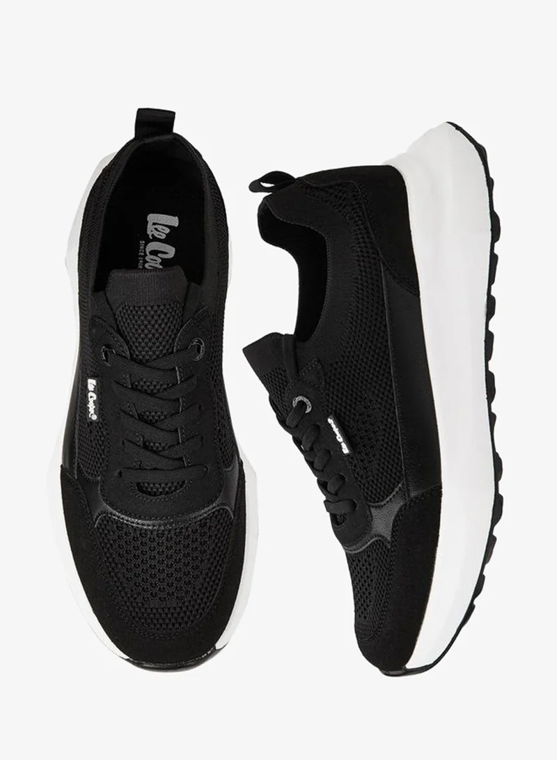 Lee Cooper Men's Panelled Lace-Up Sneakers