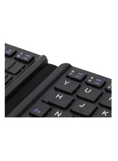 Zero Ultrathin Foldable Wireless Keyboard 3 Devices Mini Portable Rechargeable Bluetooth Keyboard 64 Keys Compatible with Ios Windows Android Tablet Laptop Phone  - Image 2