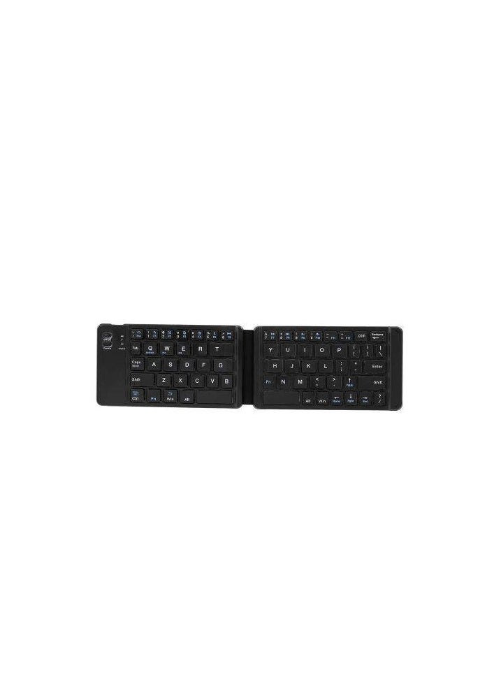Zero - Ultrathin Foldable Wireless Keyboard 3 Devices Mini Portable Rechargeable Bluetooth Keyboard 64 Keys Compatible with Ios Windows Android Tablet Laptop Phone - Image 1