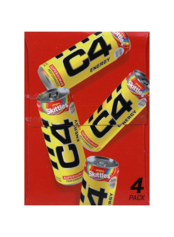 C4 Original Pre-Workout Energy Ready to Drink - Skittles - 473ml - Image 3