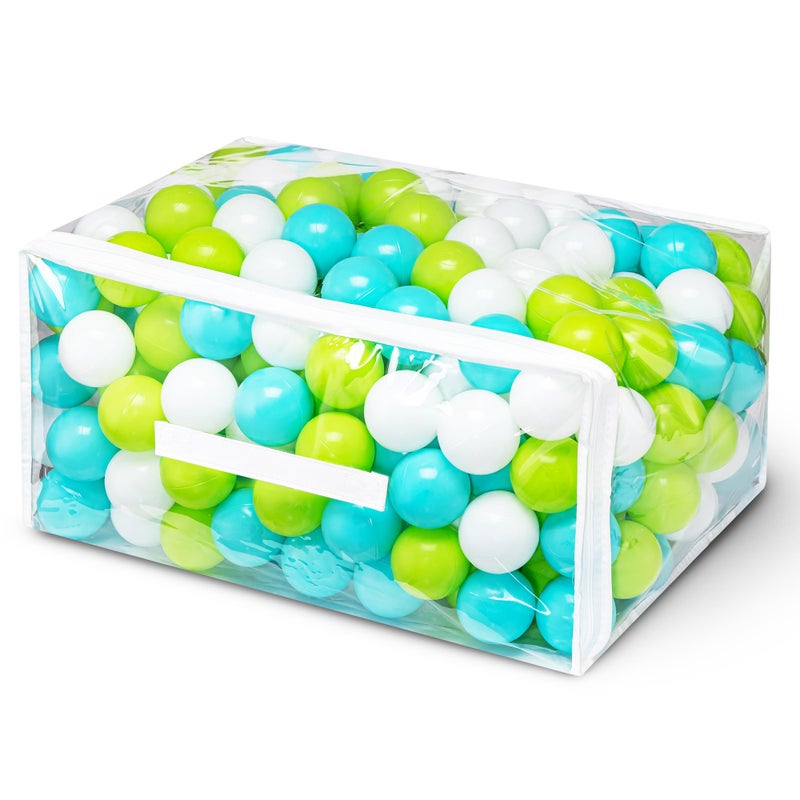 Hovenlay 100 Ball Pit Balls for Kids Plastic Balls for Ball Pit Play Balls for Toddlers Babies Ideal for Ball Pit Kiddies Pool Indoor Playpen - Image 3