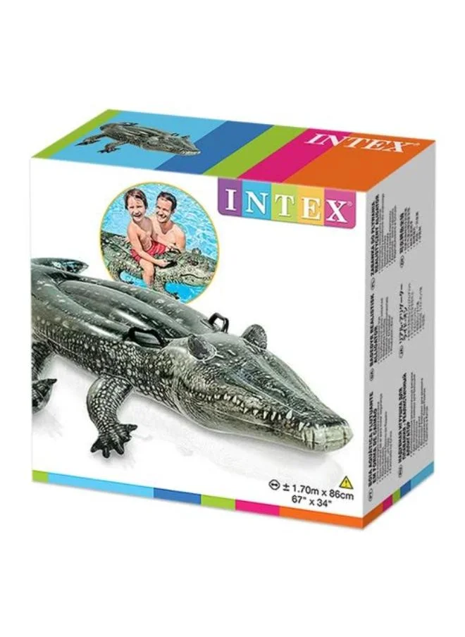 INTEX Realistic Gator Ride-On Inflatable