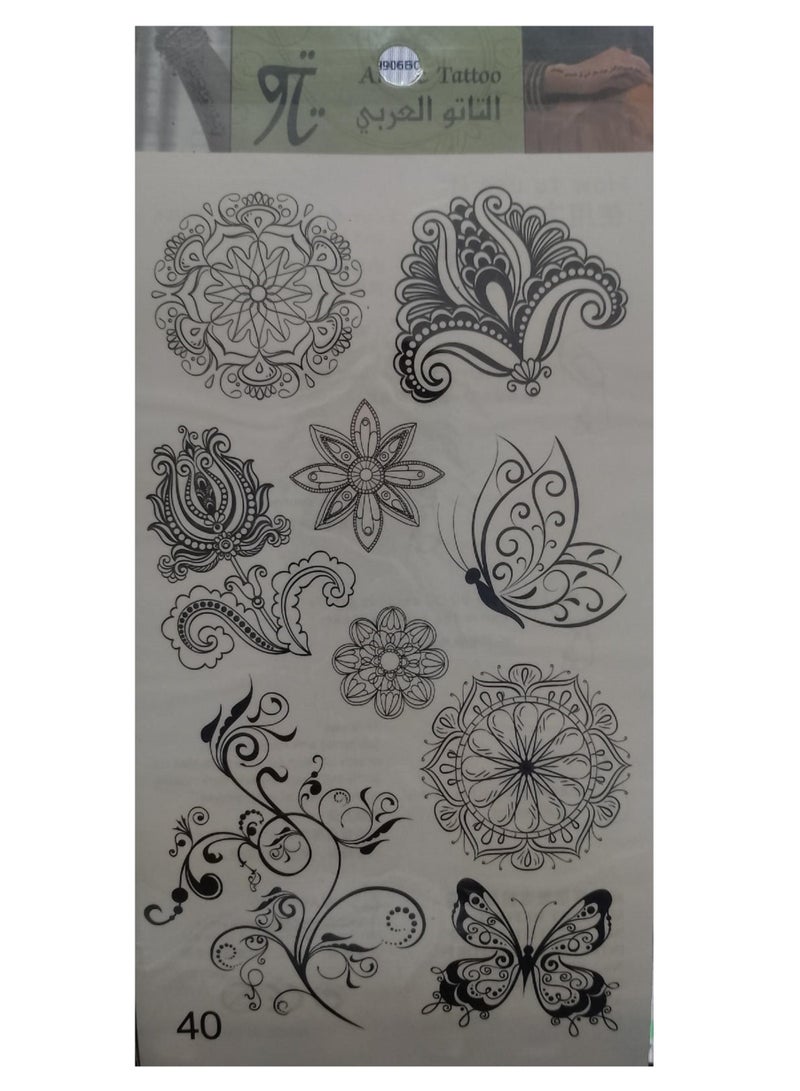Generic Elegant Eastern Tattoo Patterns Cute Design