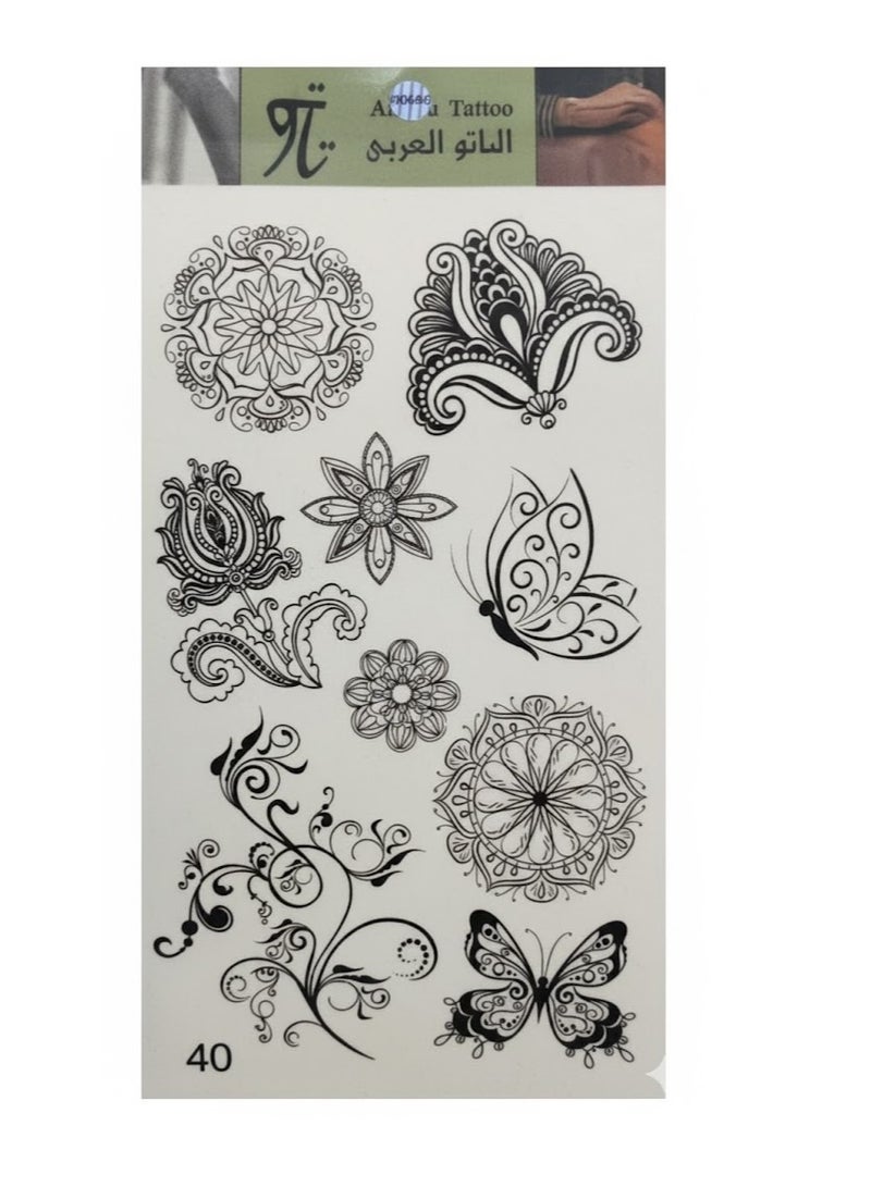 Elegant Eastern Tattoo Patterns Cute Design - Image 2