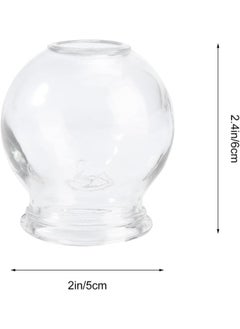 klarako 6Pcs Cupping Therapy Sets: Glass Fire Cupping Jars Thick Glass Cupping Set Chinese Acupoint Vacuum Cupping Therapy for Massage Back Relieve Fatigue ( No. 2 )  - Image 2